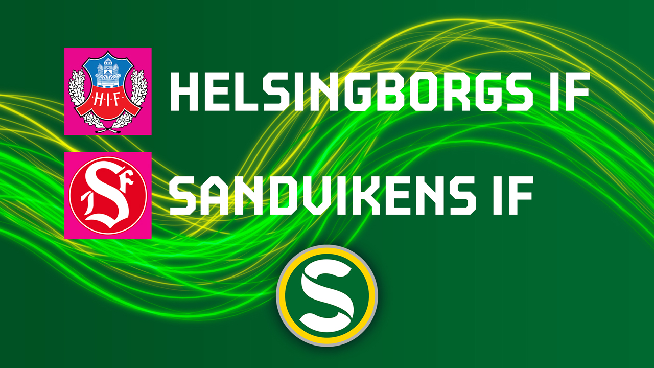 Helsingborg vs Sandvikens poster