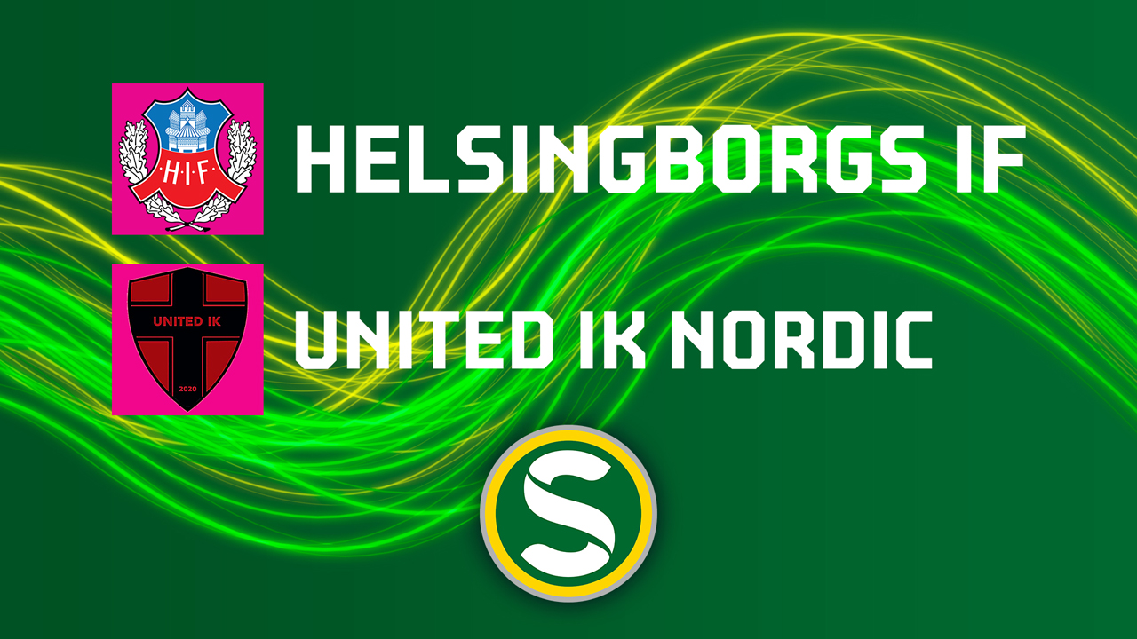 Helsingborg vs United Nordic poster