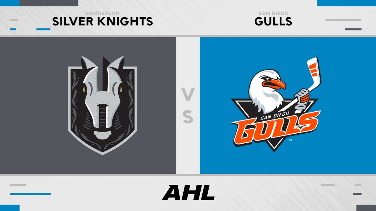 Henderson Silver Knights vs San Diego Gulls poster