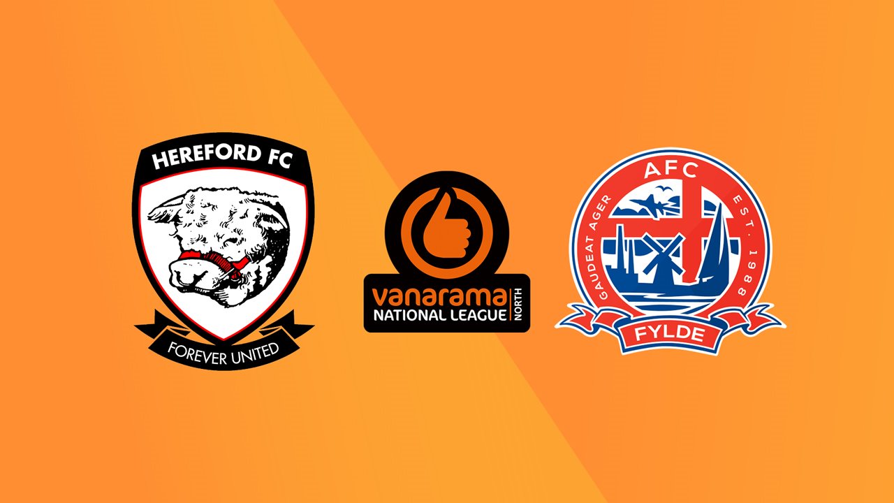 Hereford vs AFC Fylde poster