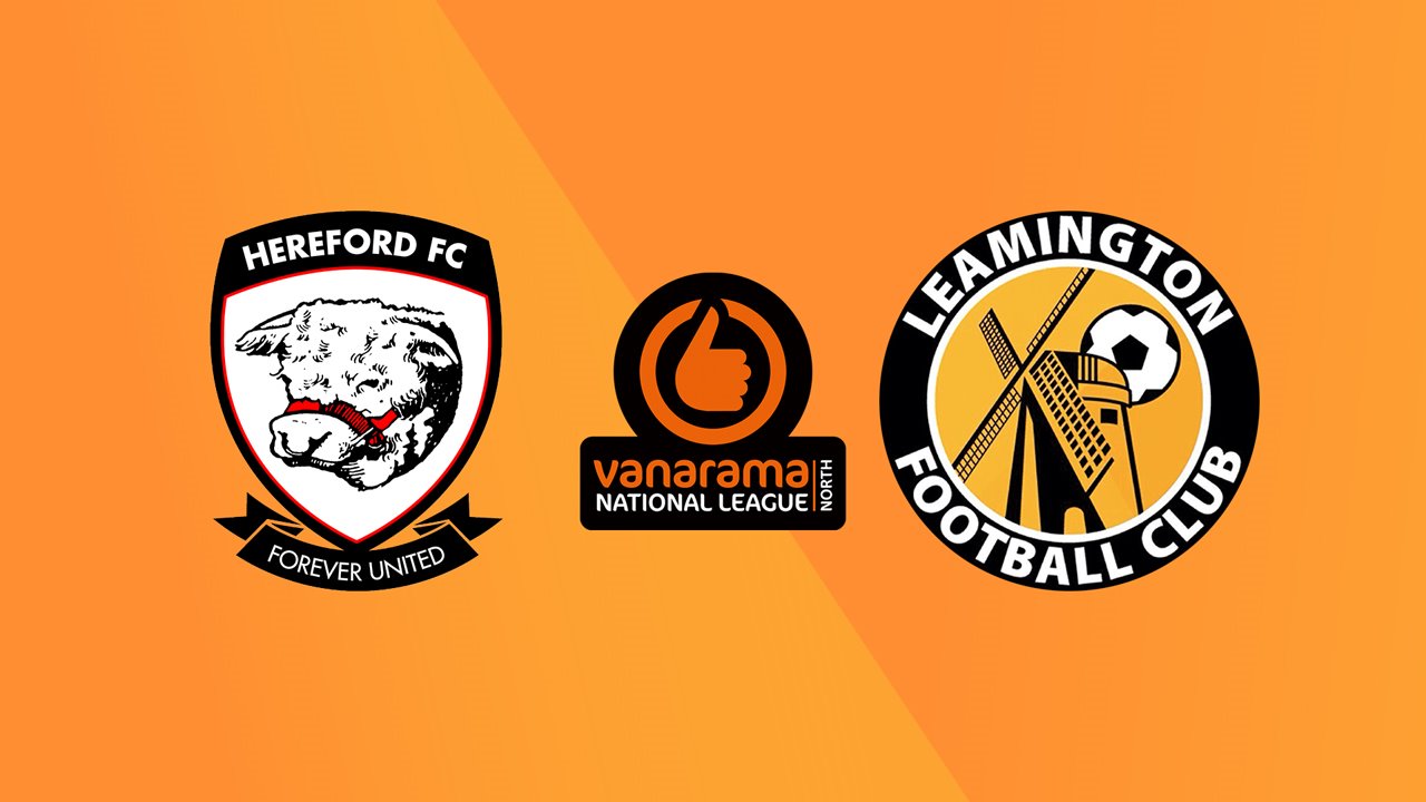 Hereford vs Leamington poster