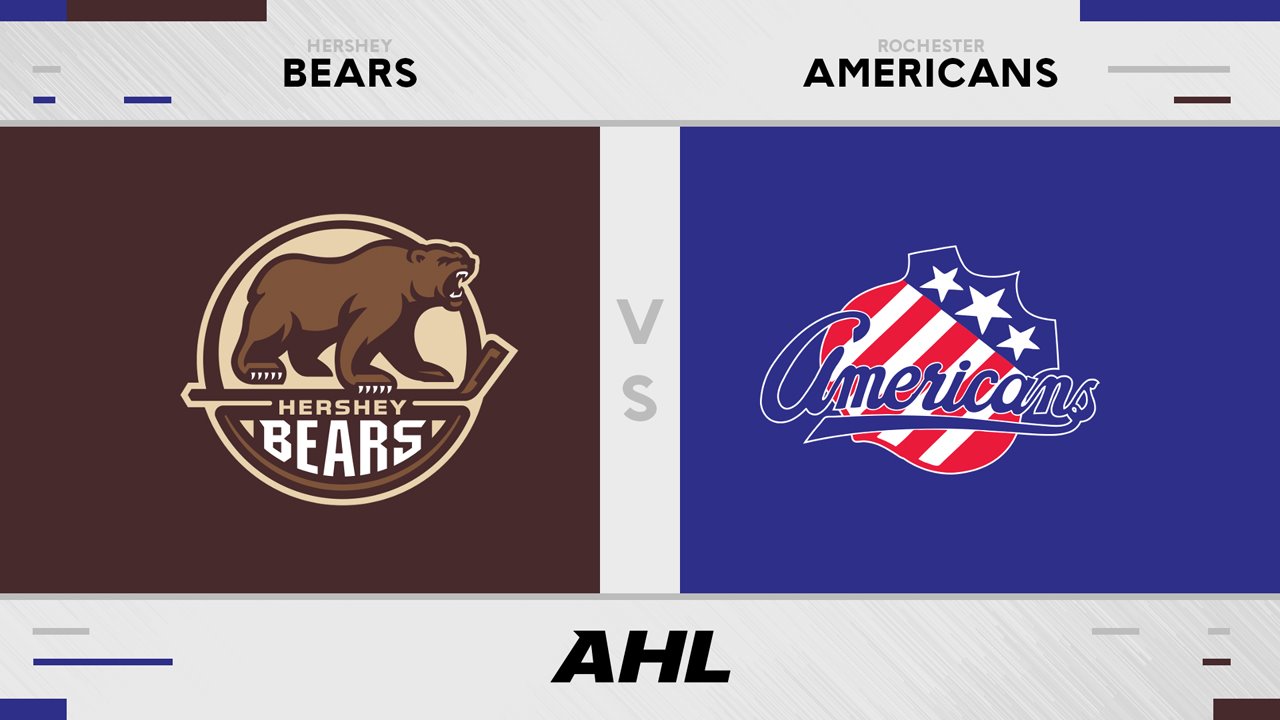 Hershey Bears vs Rochester Americans poster