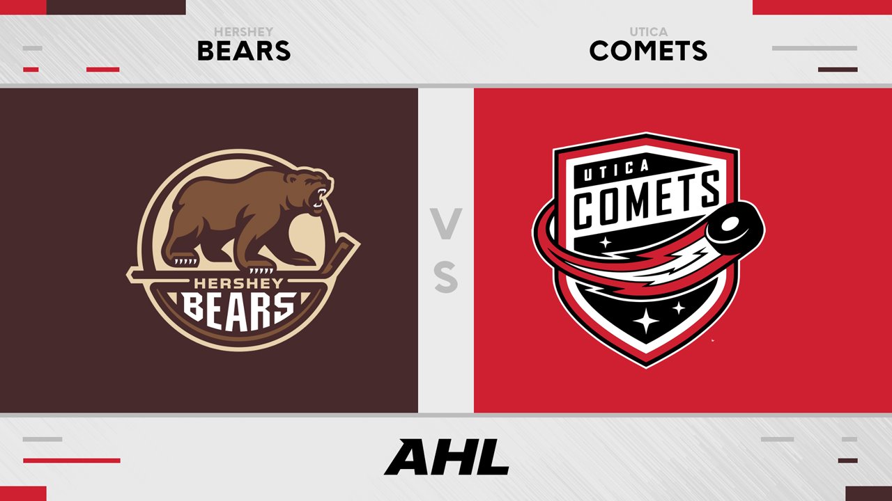 Hershey Bears vs Utica Comets poster