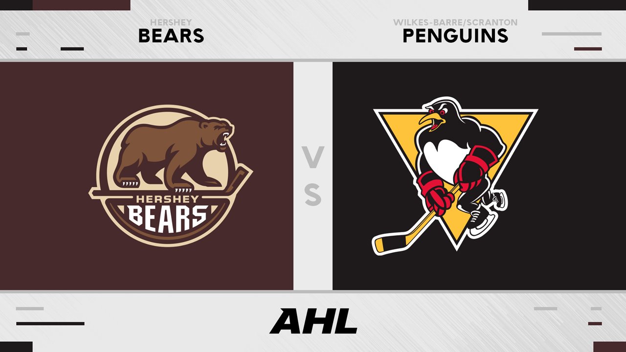 Hershey Bears vs Wilkes-Barre Scranton Penguins poster