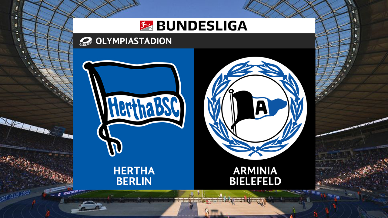 Hertha vs Arminia Bielefeld poster