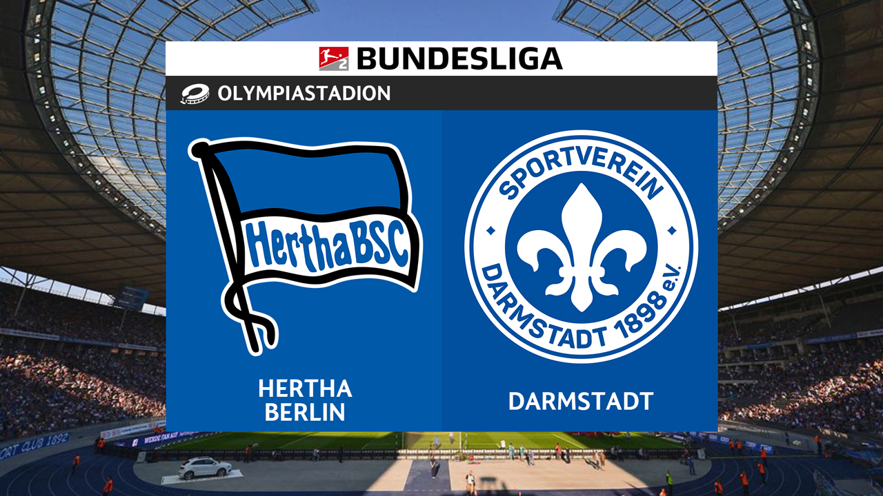 Hertha vs Darmstadt poster