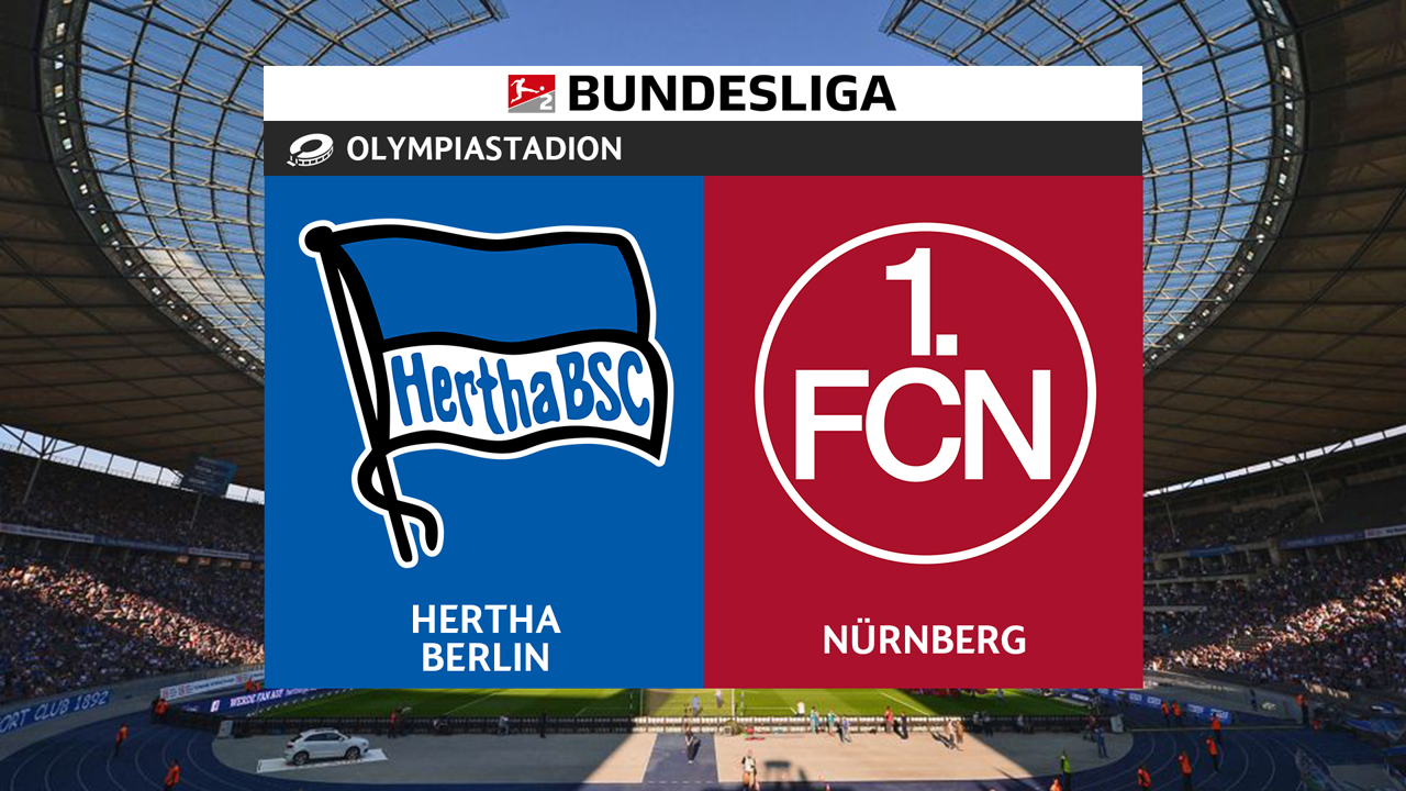 Hertha vs FC Nürnberg poster