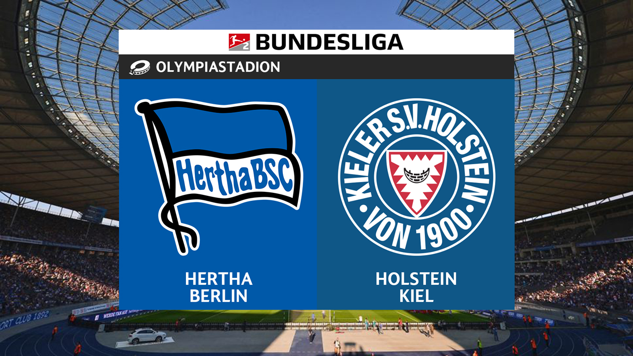 Hertha vs Holstein Kiel poster