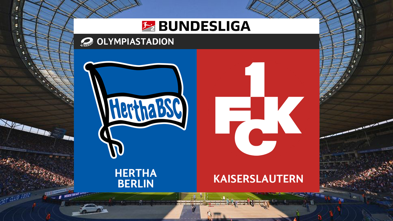 Hertha vs Kaiserslautern poster