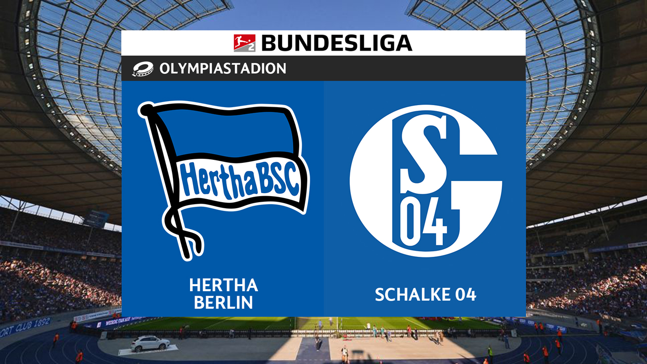 Hertha vs Schalke 04 poster