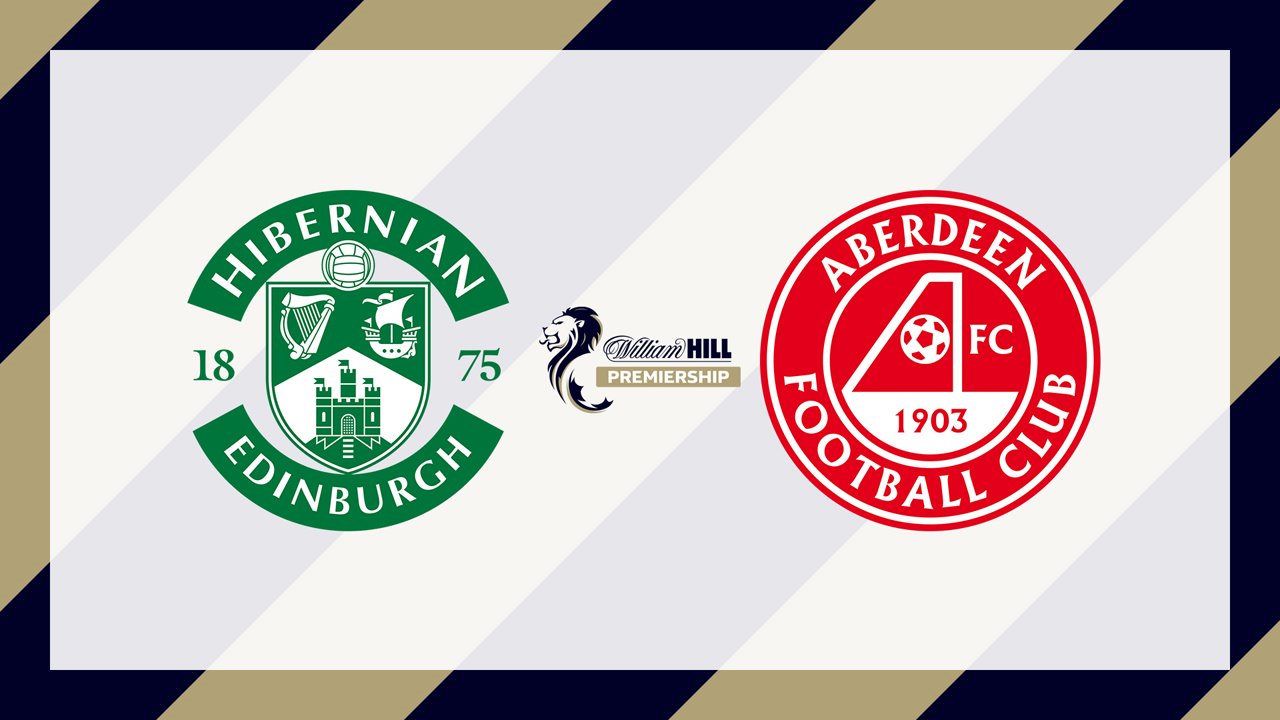 Hibernian vs Aberdeen poster