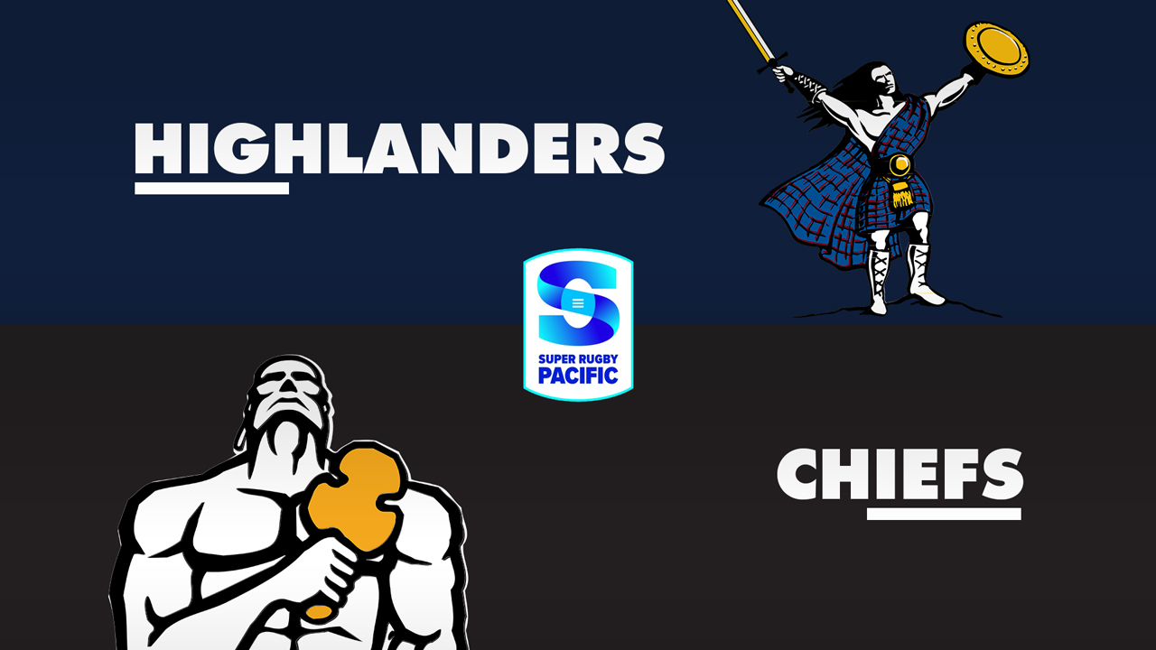 Highlanders Super Rugby vs Chiefs Super Rugby poster