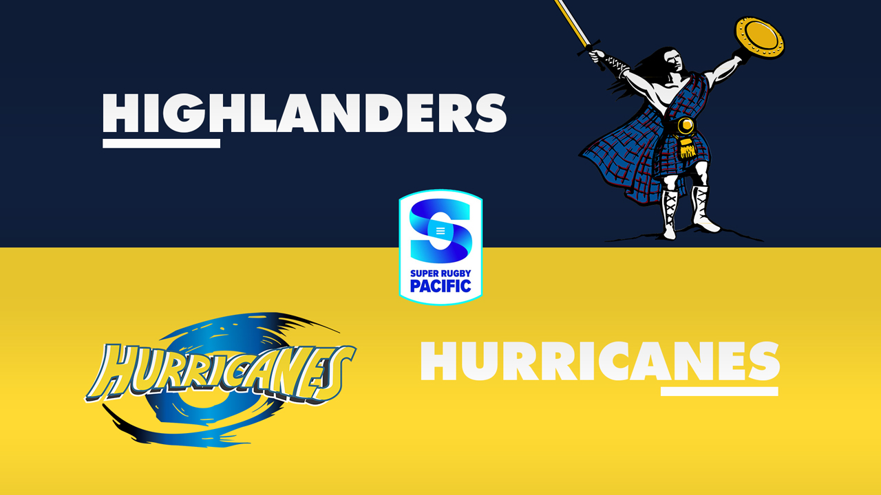 Highlanders Super Rugby vs Hurricanes Super Rugby poster