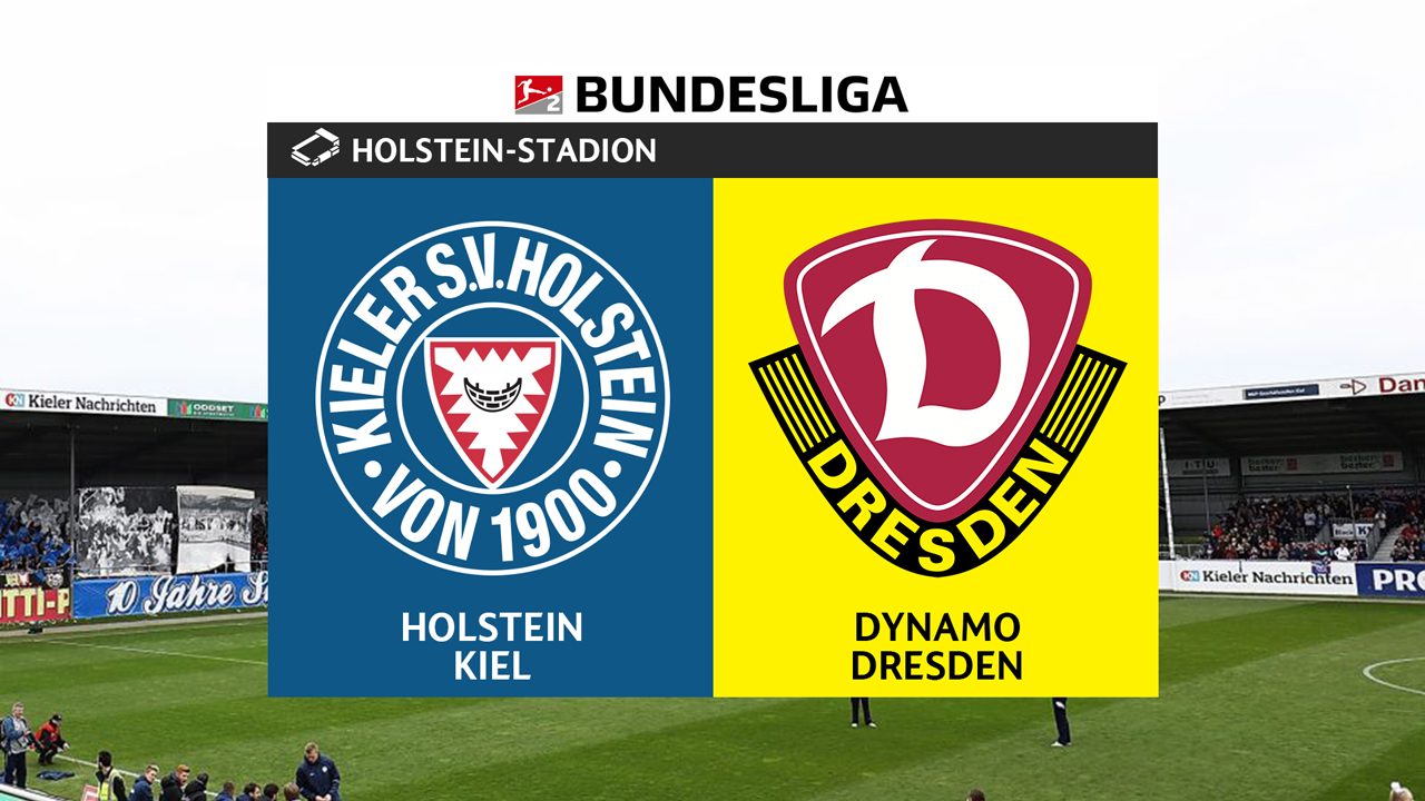 Holstein Kiel vs Dynamo Dresden poster