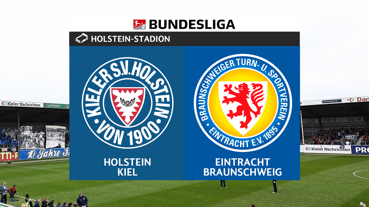 Holstein Kiel vs Eintracht Braunschweig poster
