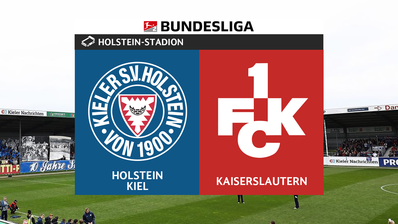 Holstein Kiel vs Kaiserslautern poster