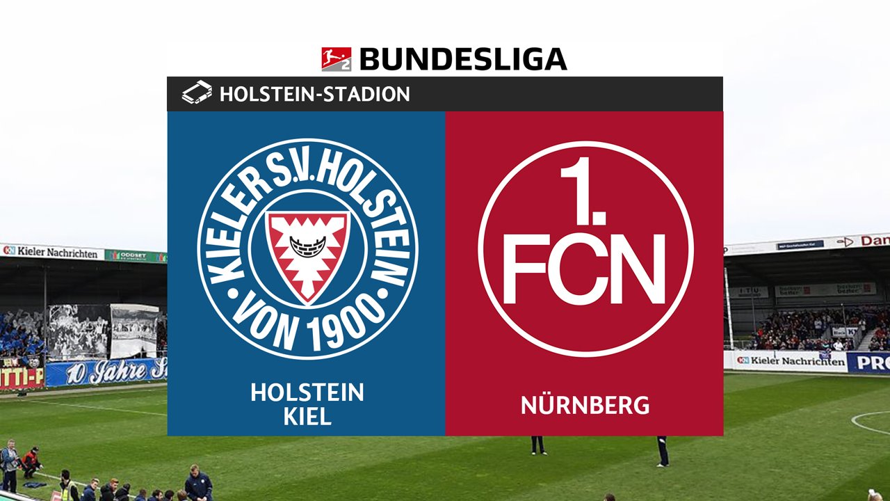 Holstein Kiel vs Nürnberg poster