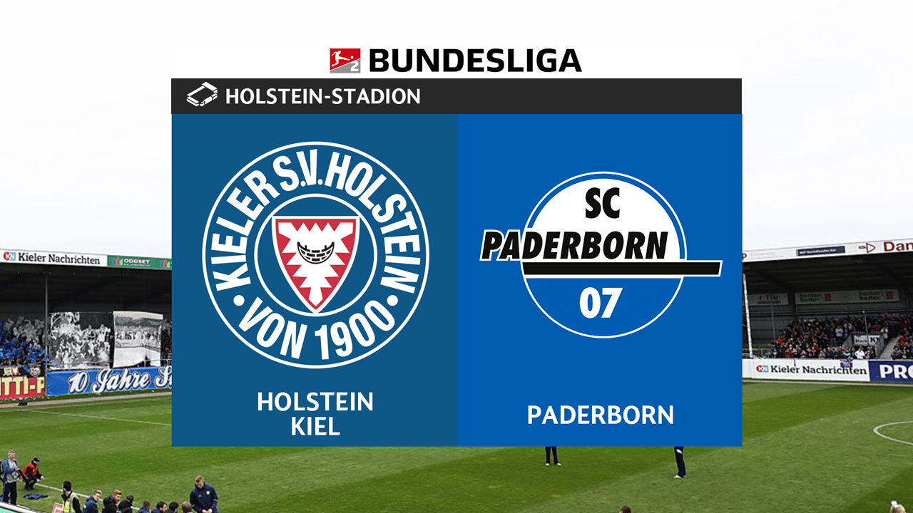 Holstein Kiel vs Paderborn poster