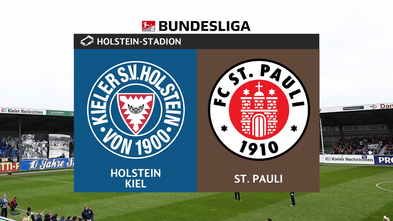 Holstein Kiel vs St Pauli poster