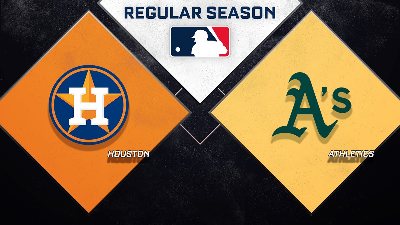Houston Astros vs Athletics poster