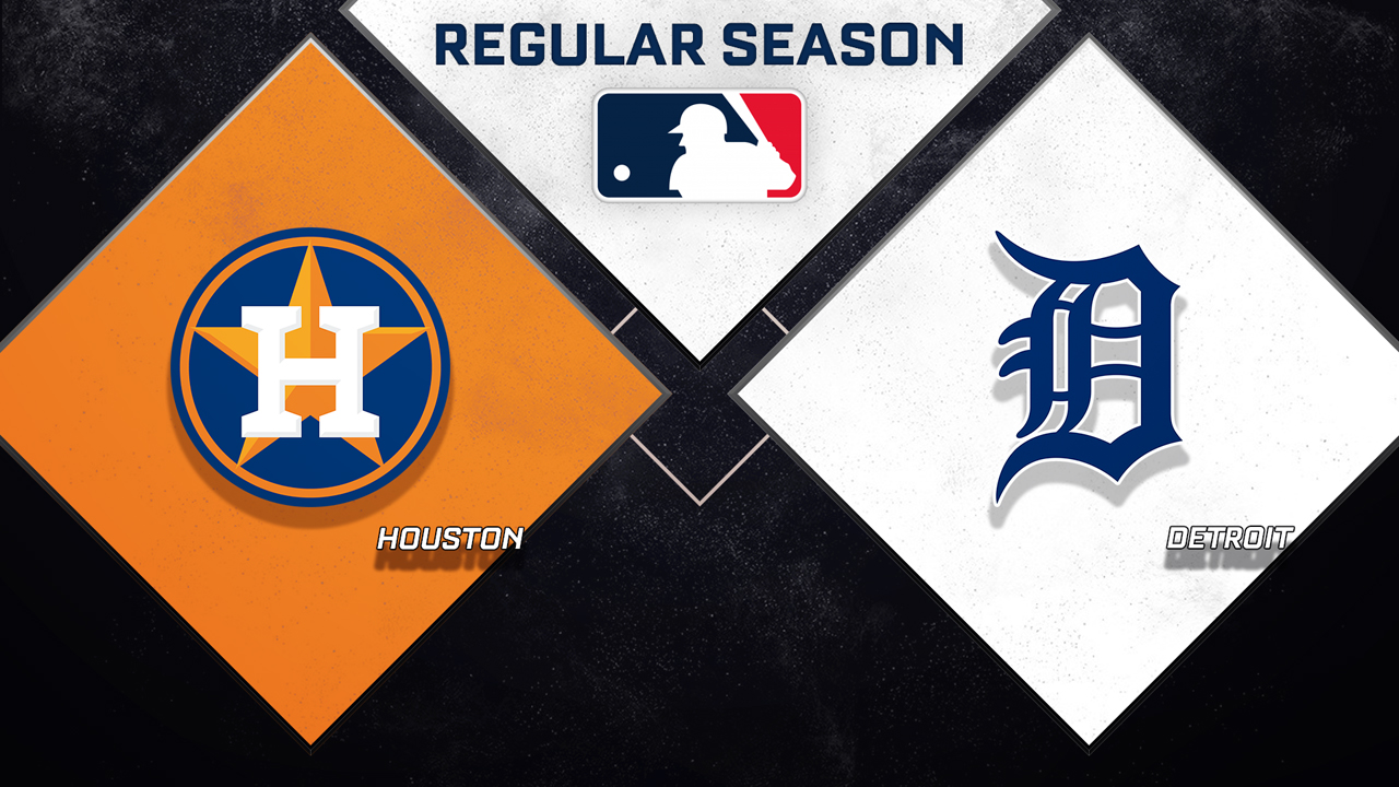 Houston Astros vs Detroit Tigers poster