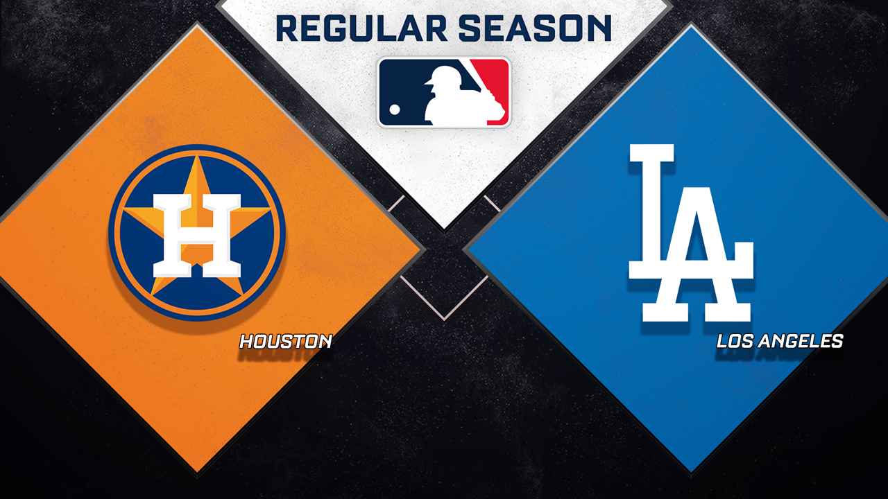 Houston Astros vs Los Angeles Dodgers poster
