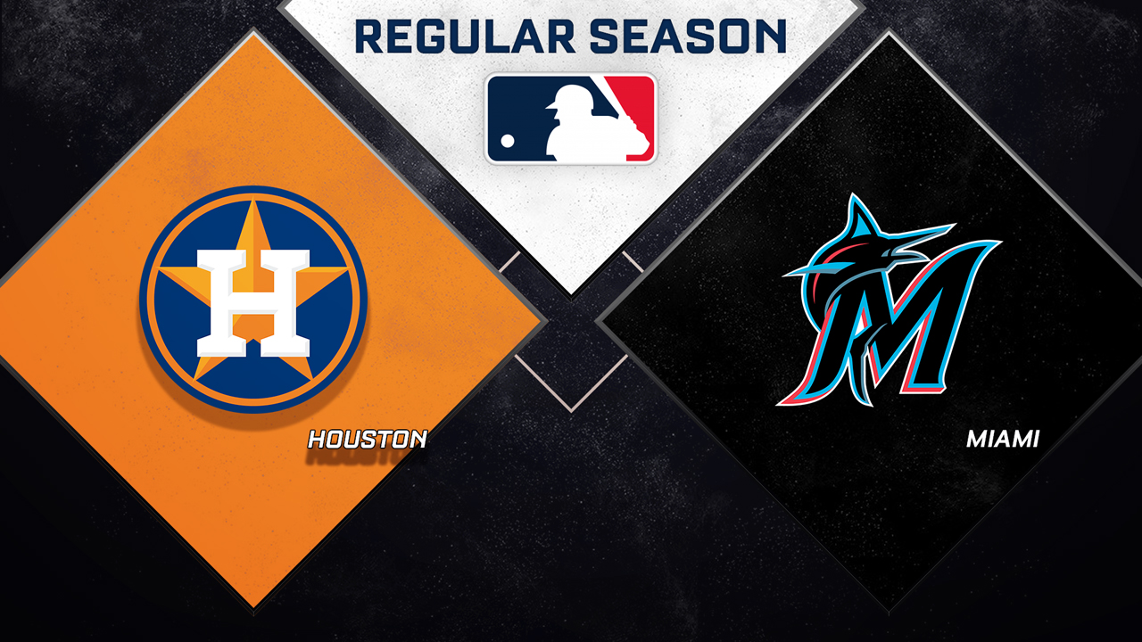 Houston Astros vs Miami Marlins poster