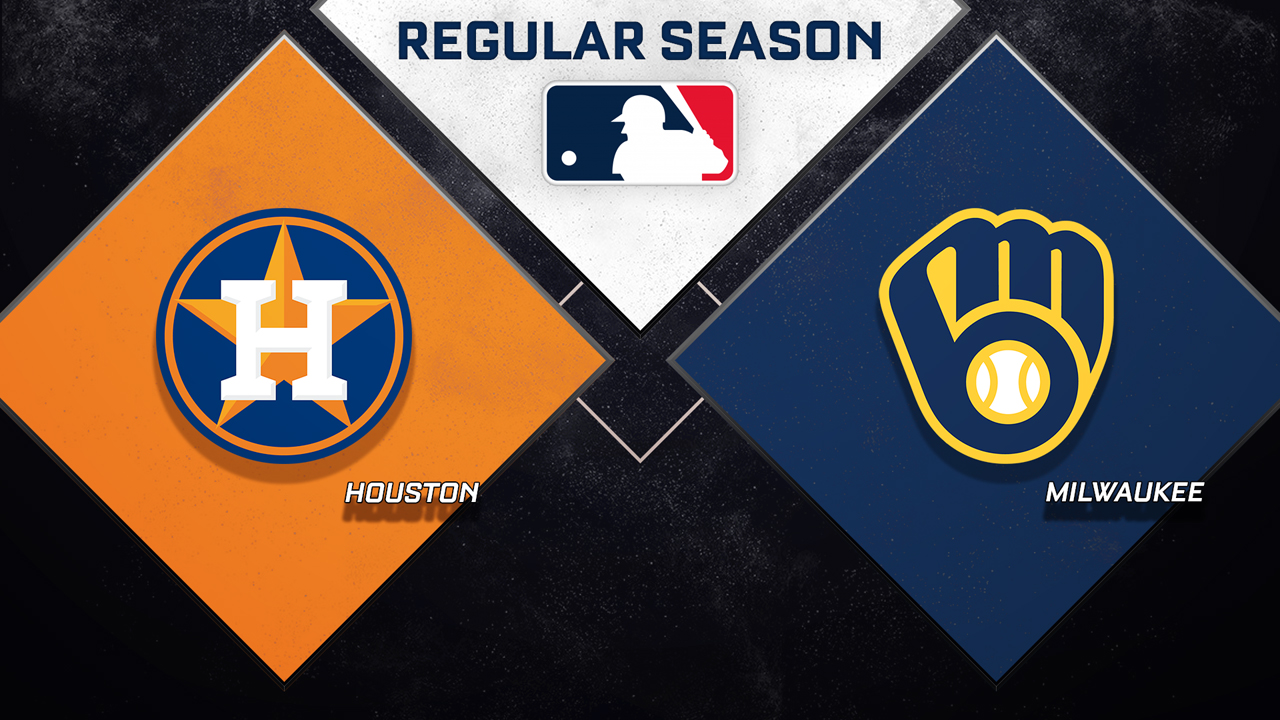 Houston Astros vs Milwaukee Brewers poster