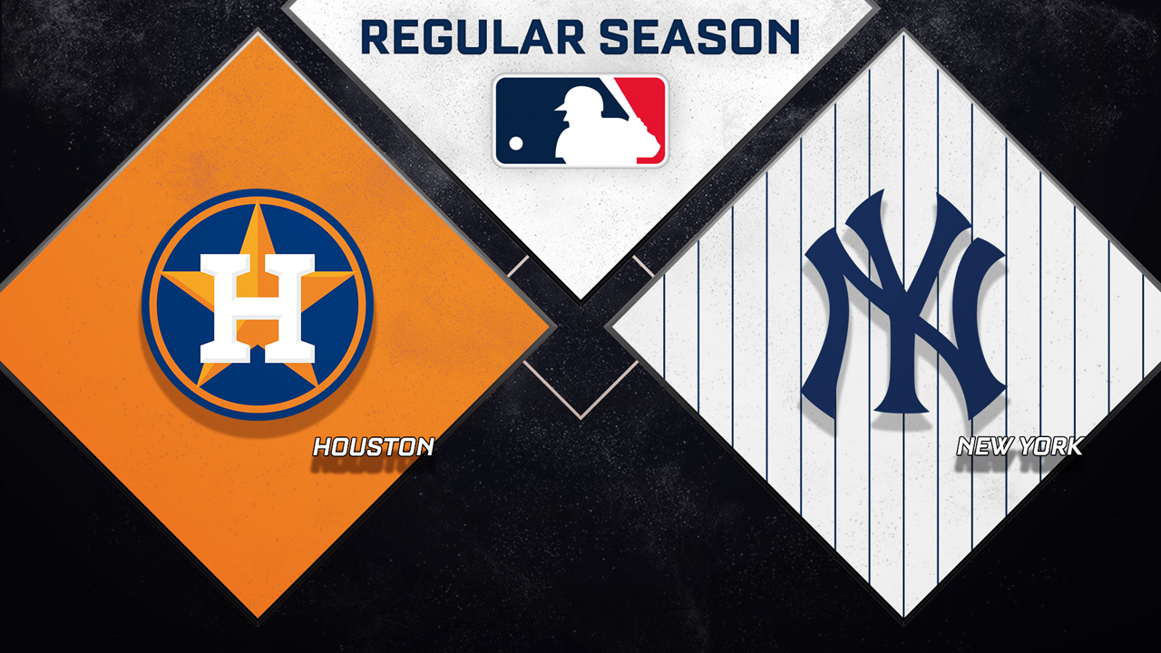 Houston Astros vs New York Yankees poster
