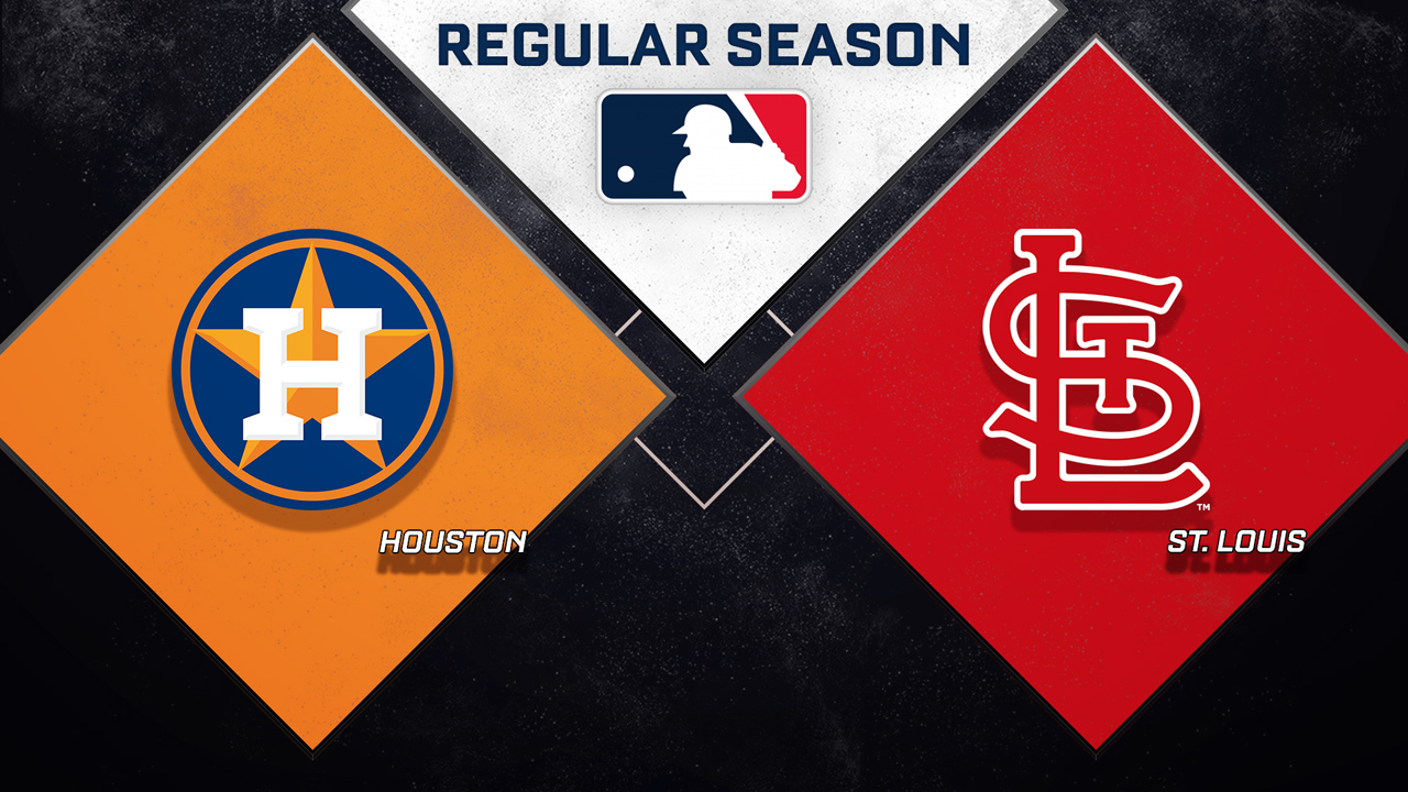 Houston Astros vs St. Louis Cardinals poster