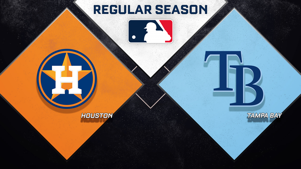 Houston Astros vs Tampa Bay Rays poster