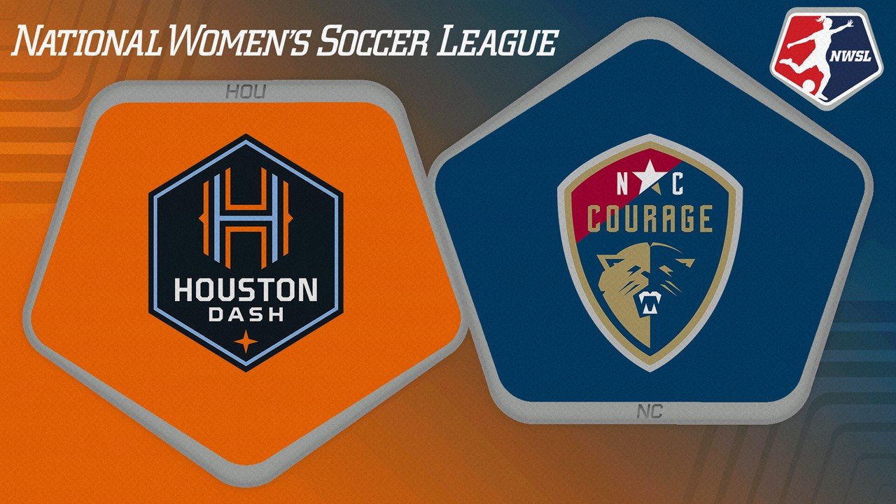 Houston Dash vs North Carolina Courage poster