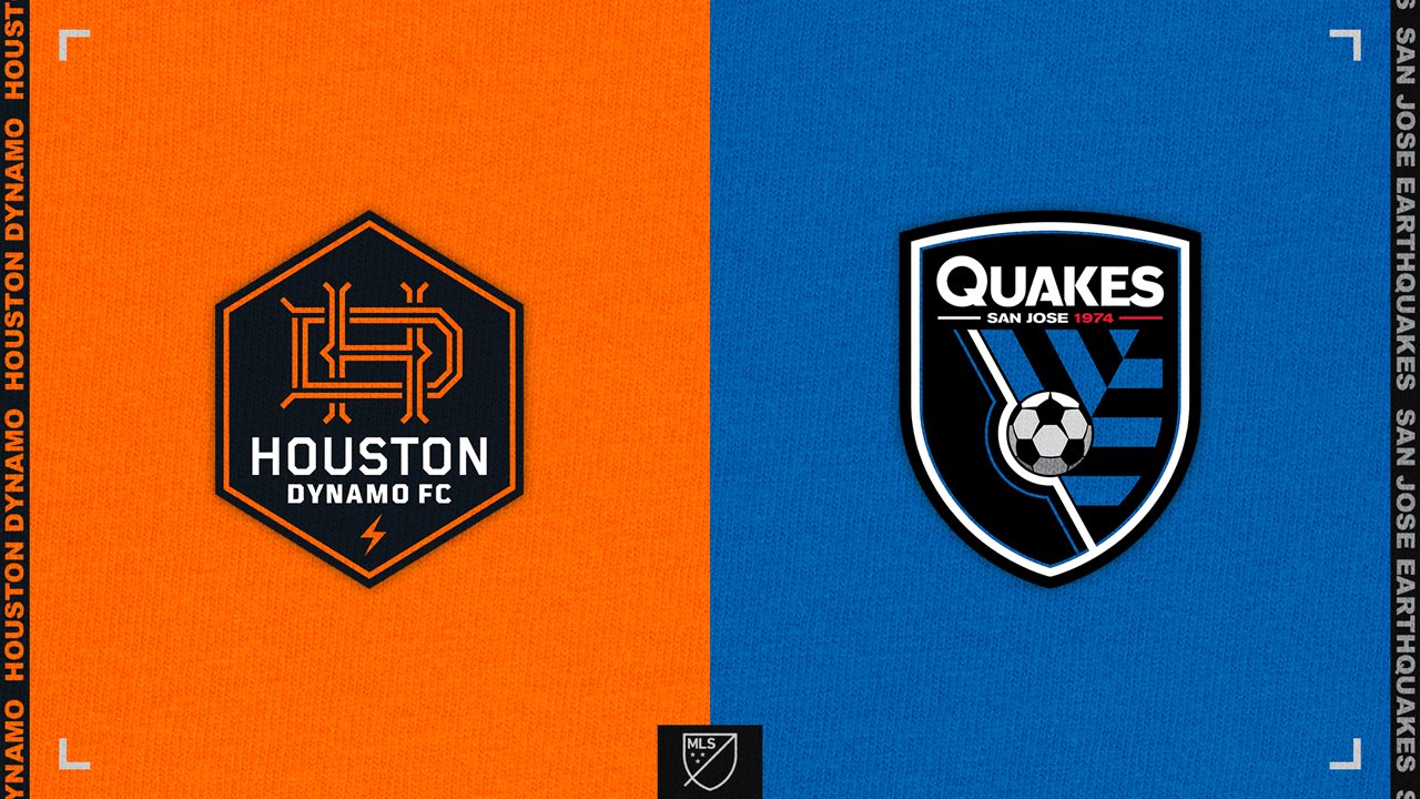 Houston Dynamo vs San Jose Earthquakes poster