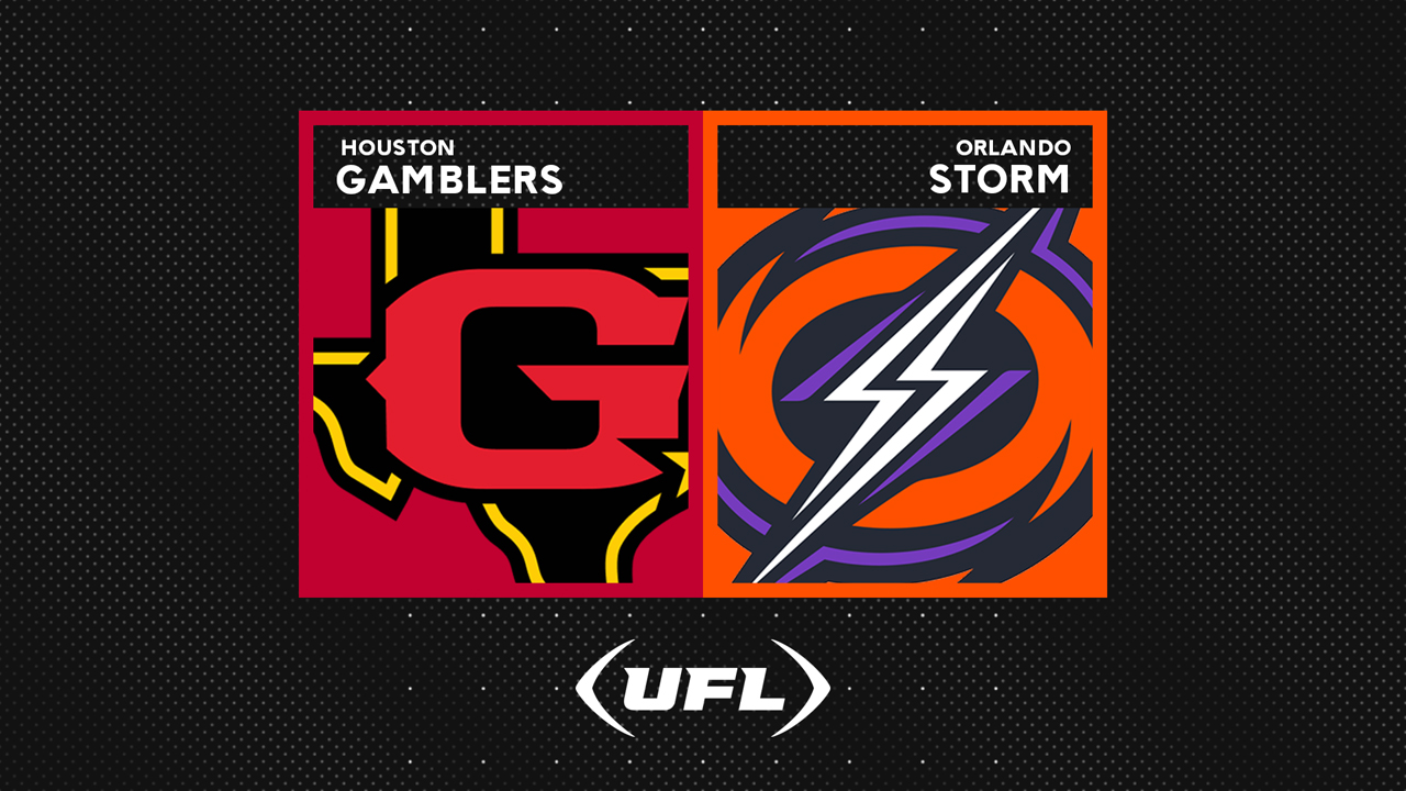 Houston Gamblers vs Orlando Storm poster