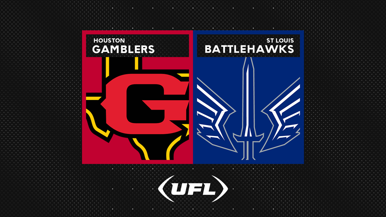 Houston Gamblers vs St Louis BattleHawks poster