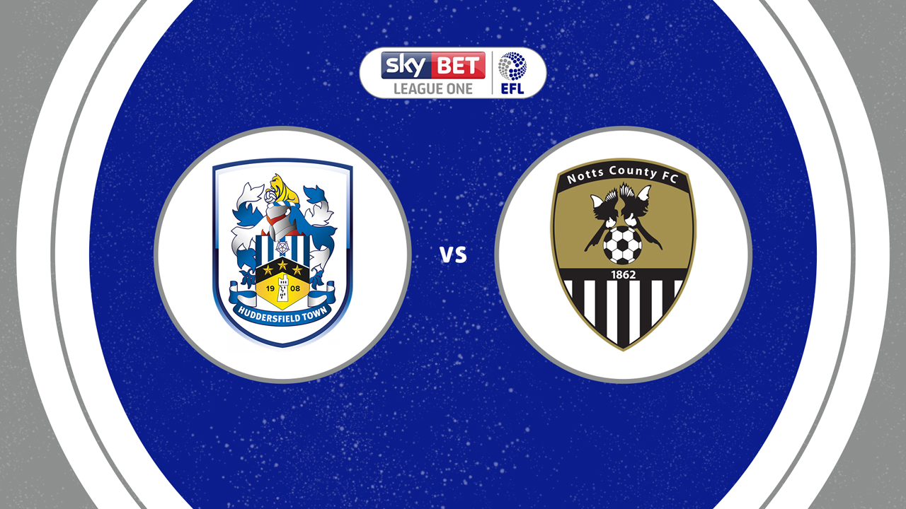 Huddersfield Town vs Notts County poster