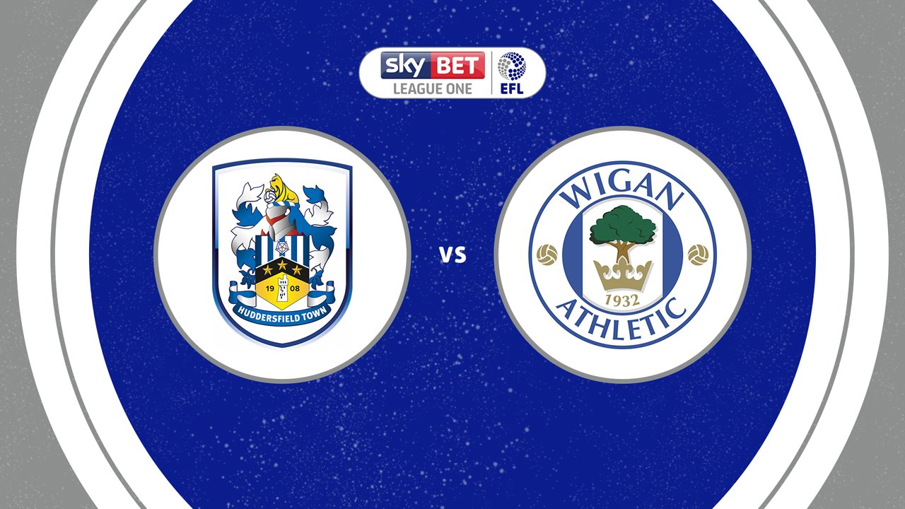 Huddersfield Town vs Wigan Athletic poster
