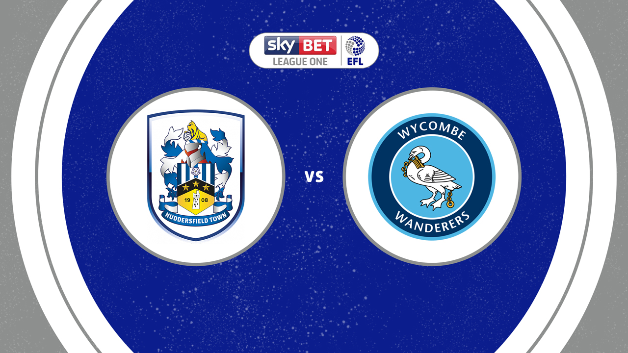Huddersfield Town vs Wycombe Wanderers poster
