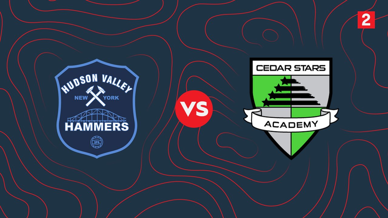 Hudson Valley Hammers vs Cedar Stars Rush poster