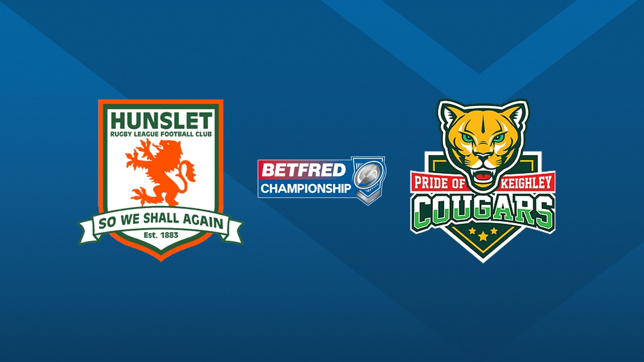 Hunslet RLFC vs Keighley Cougars poster
