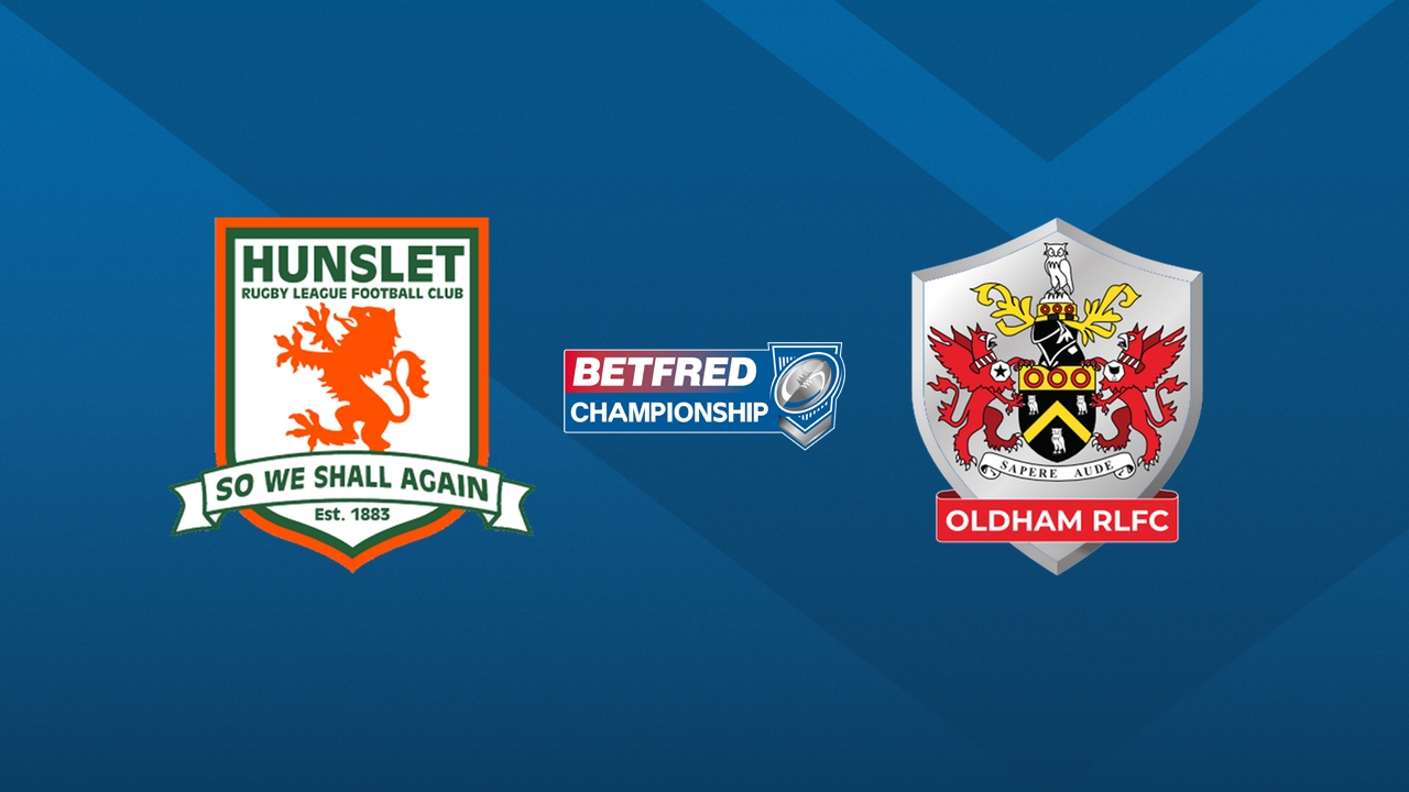 Hunslet RLFC vs Oldham RLFC poster