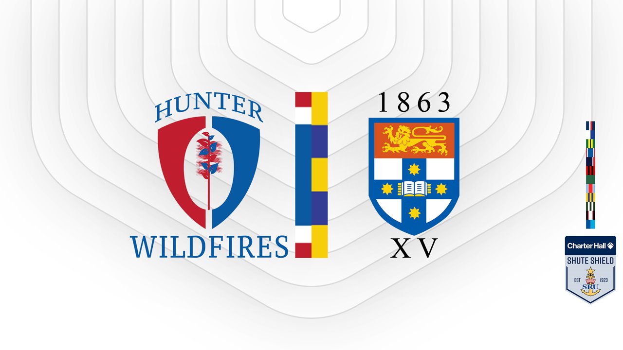 Hunter vs Sydney University poster
