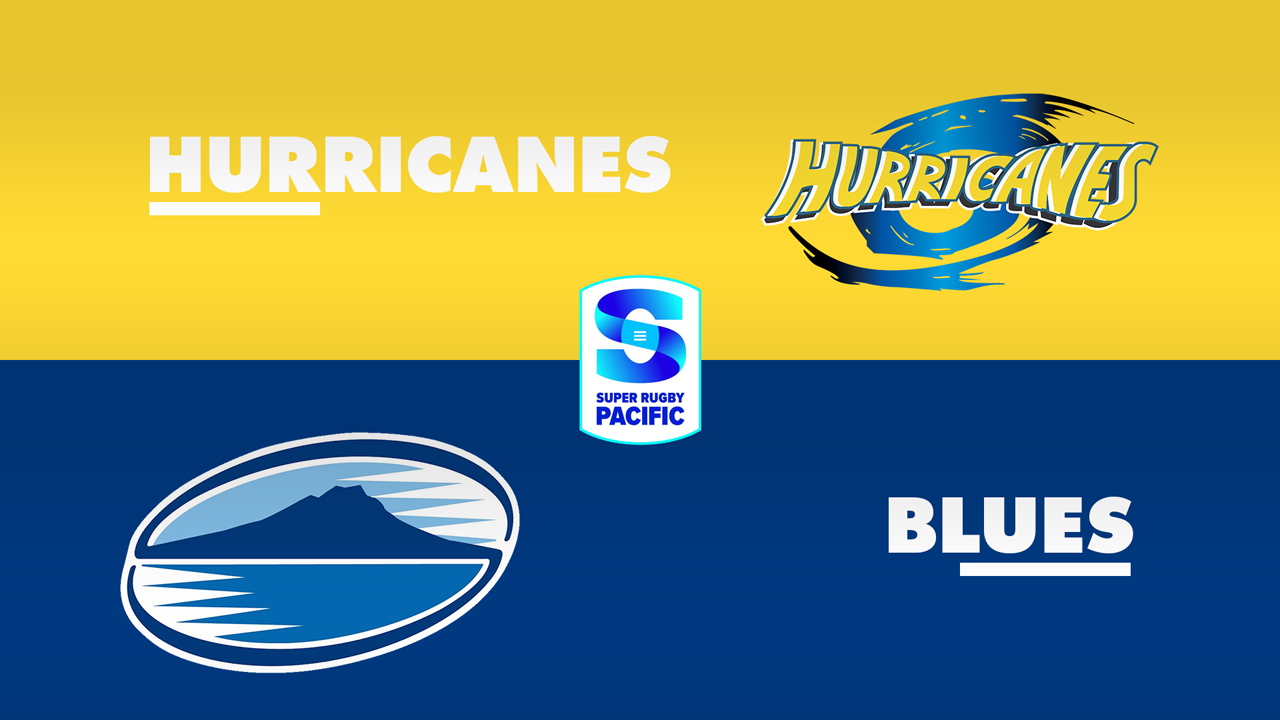 Hurricanes Super Rugby vs Blues Super Rugby poster