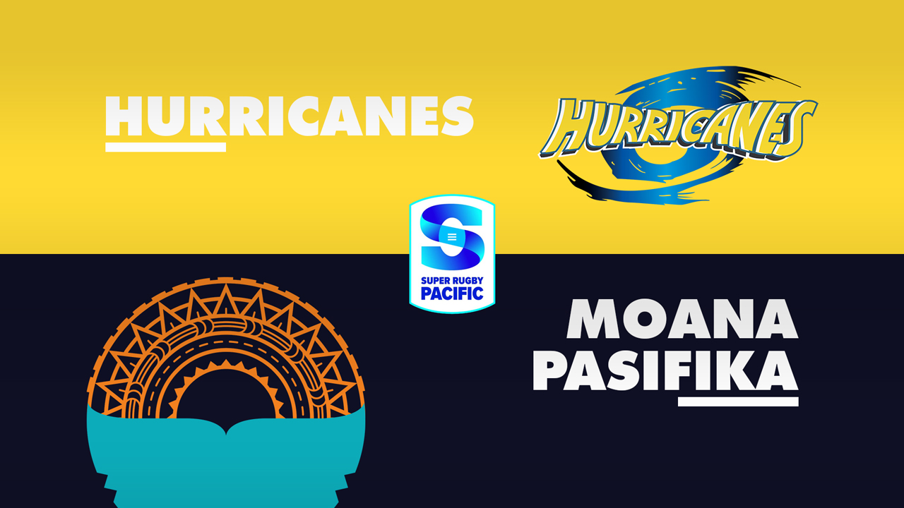 Hurricanes Super Rugby vs Moana Pasifika poster