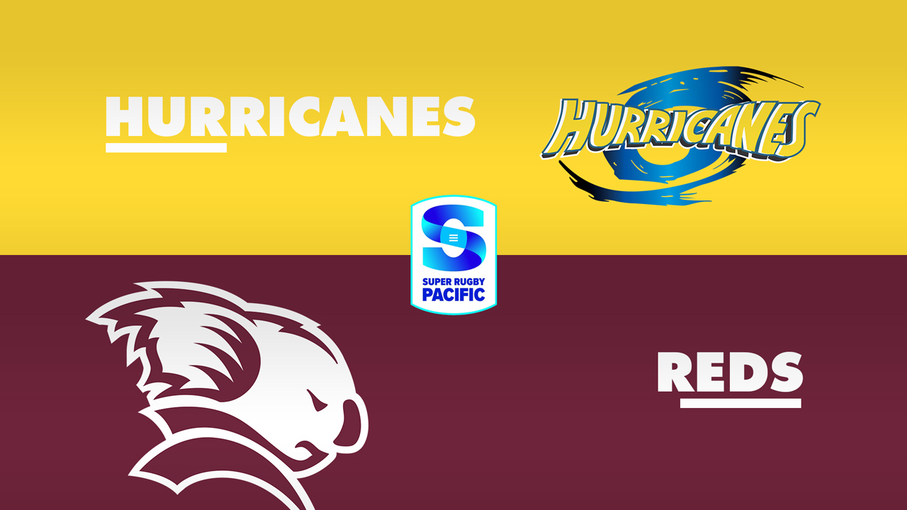 Hurricanes Super Rugby vs Queensland Reds poster