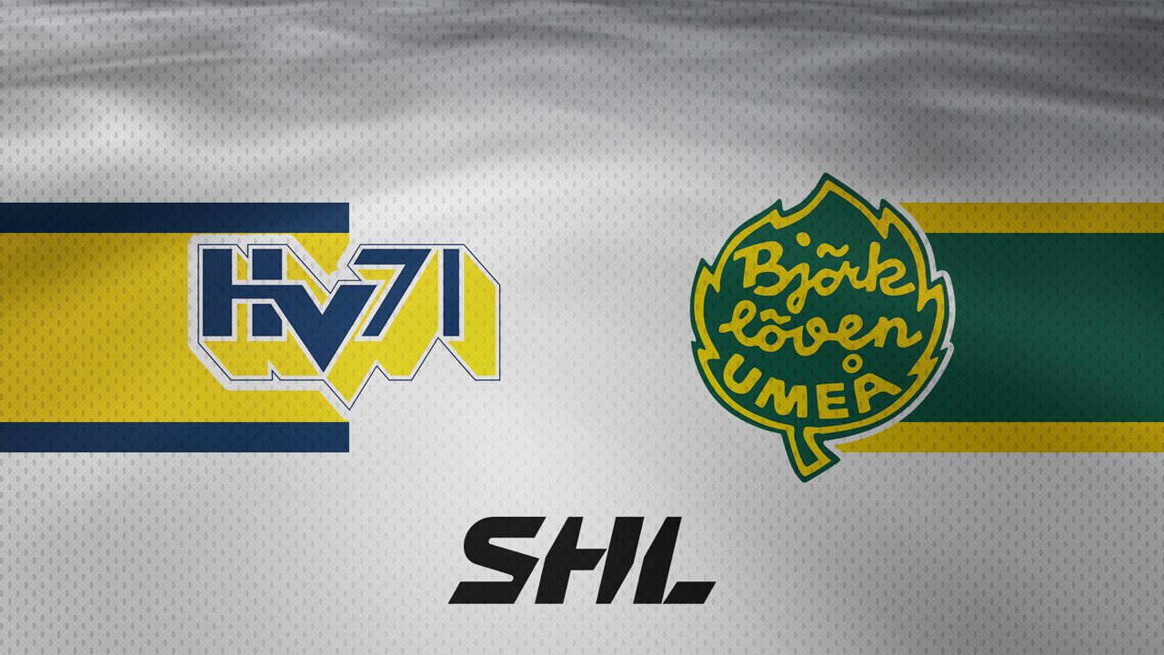 HV71 vs IF Björklöven poster