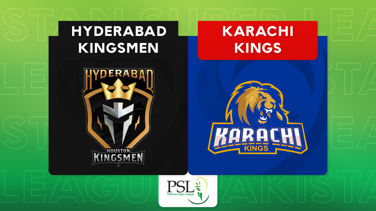 Hyderabad Houston Kingsmen vs Karachi Kings poster