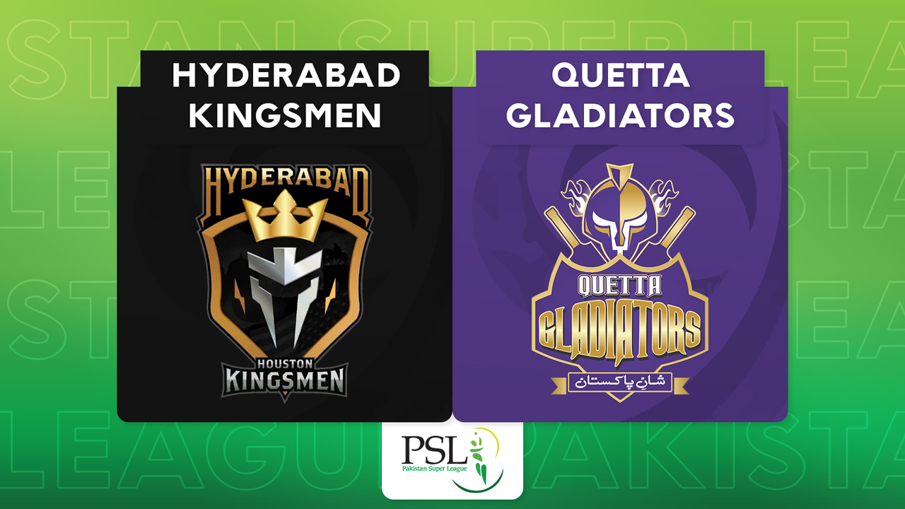 Hyderabad Houston Kingsmen vs Quetta Gladiators poster