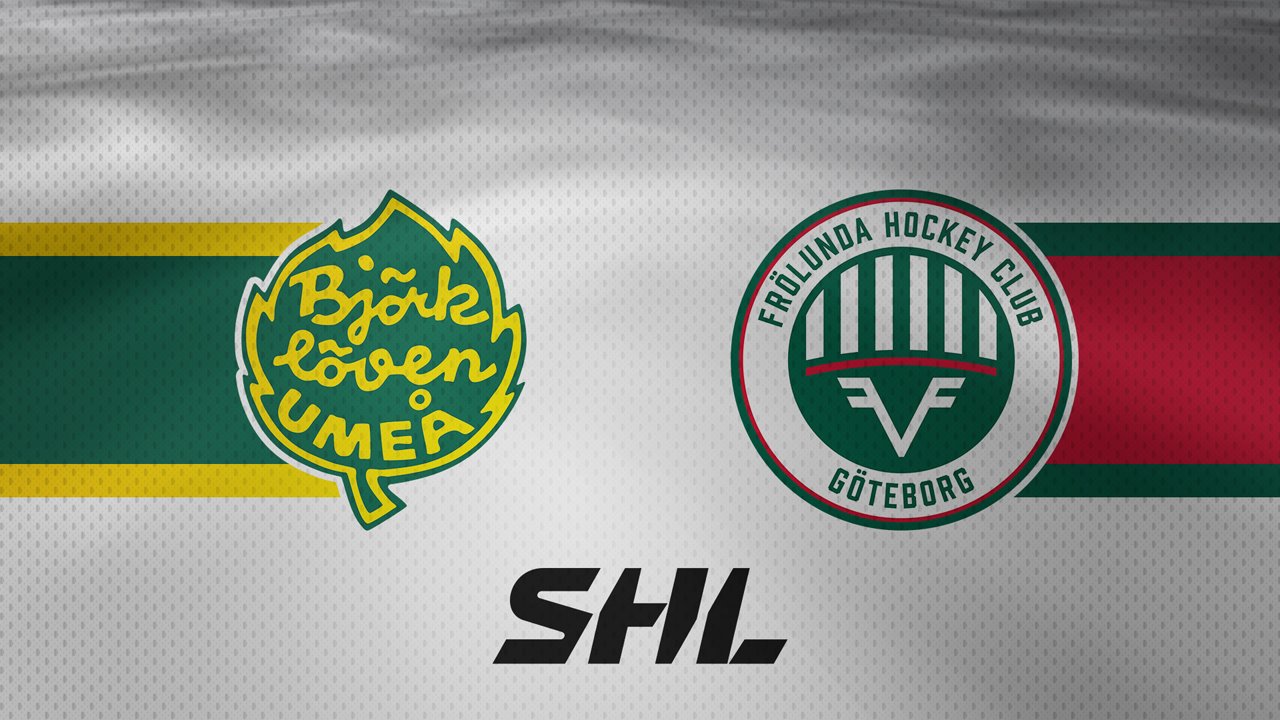 IF Björklöven vs Frölunda HC poster