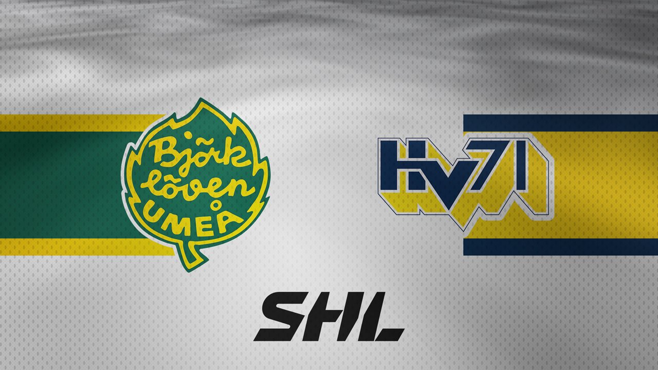 IF Björklöven vs HV71 poster